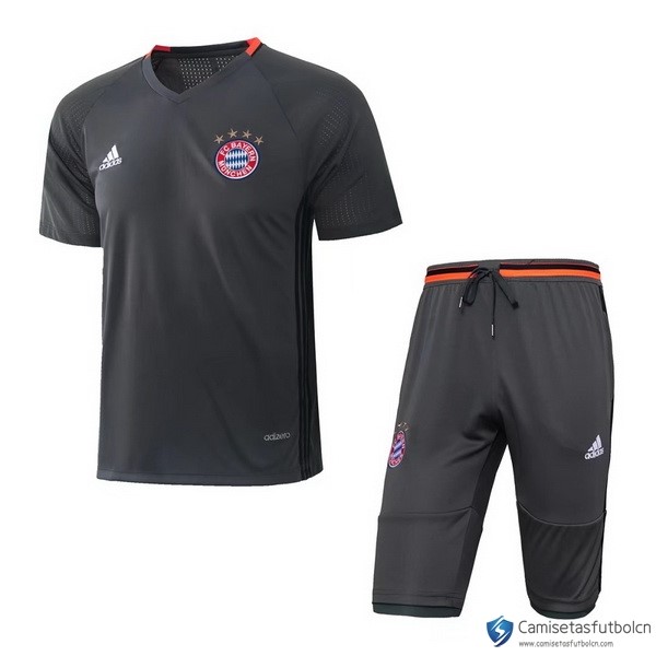 Camiseta Entrenamiento Bayern Munich Conjunto Completo 2017-18 Gris